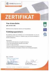 Krabbelgruppenleiterin